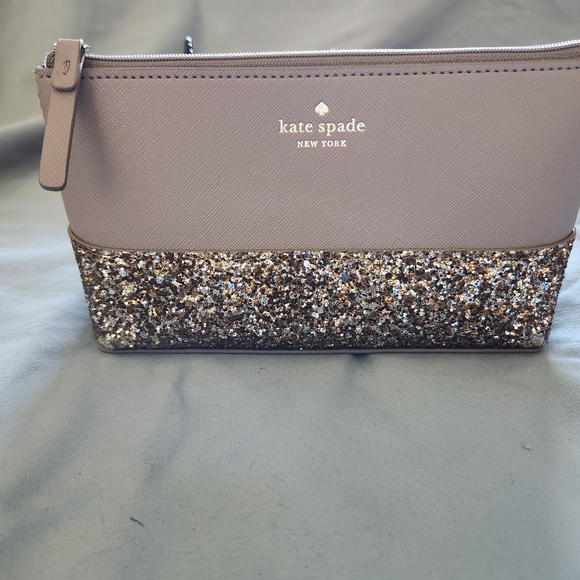 kate spade Handbags - Kate Spade Glittery Tan and Gold Women's Bag